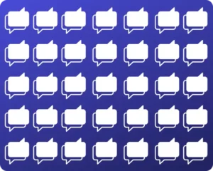 A series of Short Answer logos in a square