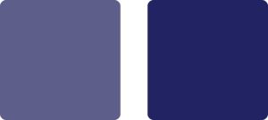two squares next to each other, the one on the right darker